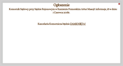 Desktop Screenshot of komornikkamien.pl